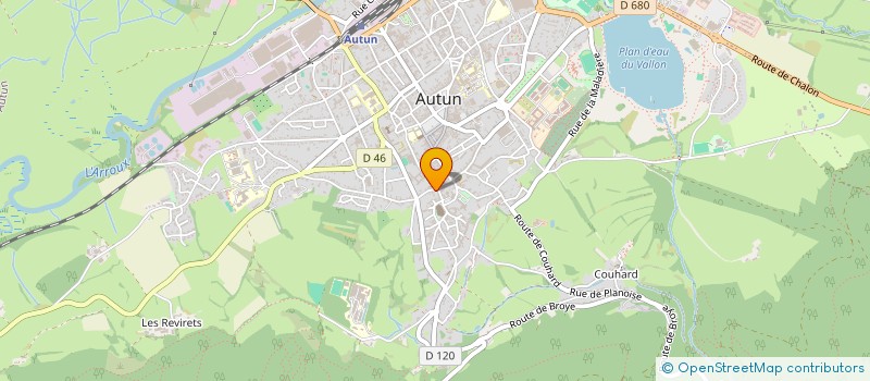 localisation de l'entreprise LE COCAND à AUTUN
