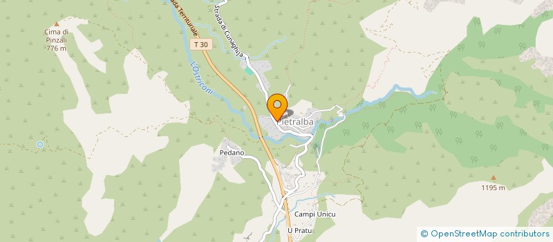 localisation de l'entreprise LE COCHON D'OR à PIETRALBA