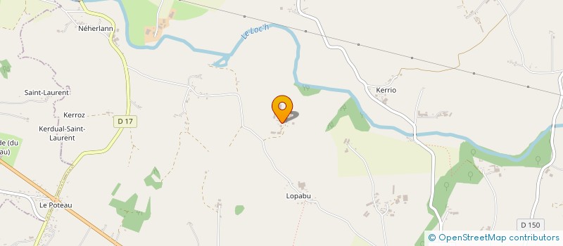 localisation de l'entreprise LE COCHON DE LA VALLEE DU LOC'H  GRAND-CHAMP