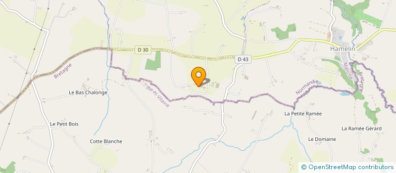 localisation de l'entreprise LE COCHON DE MARY  HAMELIN