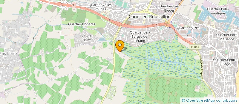 localisation de l'entreprise LE COCHON SUR LE TOIT à CANET-EN-ROUSSILLON