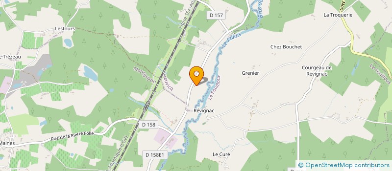 localisation de l'entreprise LE COCHON TRUFFIER  NEUVICQ