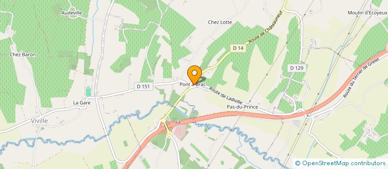 localisation de l'entreprise LE COCHONNET ANGEACAIS à ANGEAC-CHARENTE