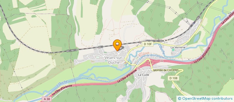 localisation de l'entreprise LE COCHONNET DU LAC  VELARS-SUR-OUCHE