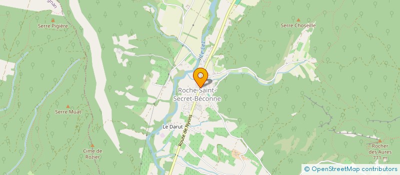 localisation de l'entreprise LE COCHONNET ROCHOIS  ROCHE-SAINT-SECRET-BECONNE