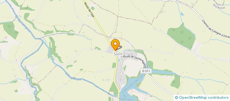 localisation de l'entreprise LE COCHONNET TOUXEEN  THOUX