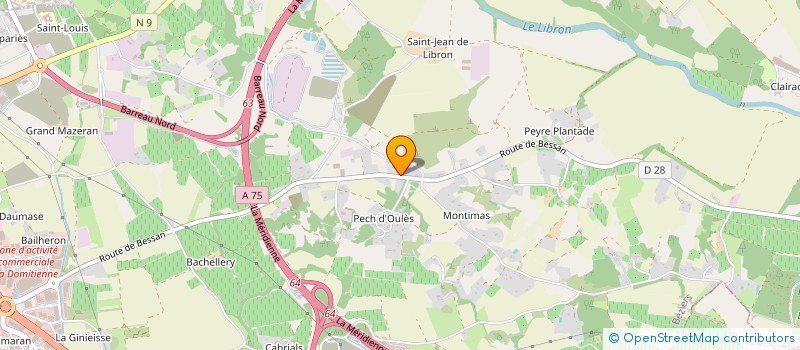 localisation de l'entreprise LE COCKTAIL à BEZIERS