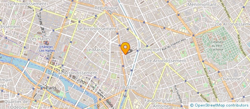 localisation de l'entreprise LE COCKTAIL  PARIS