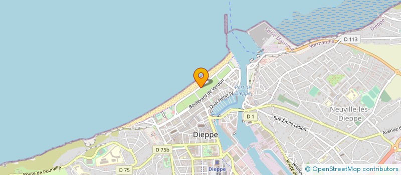 localisation de l'entreprise LE COCO DE MER à DIEPPE