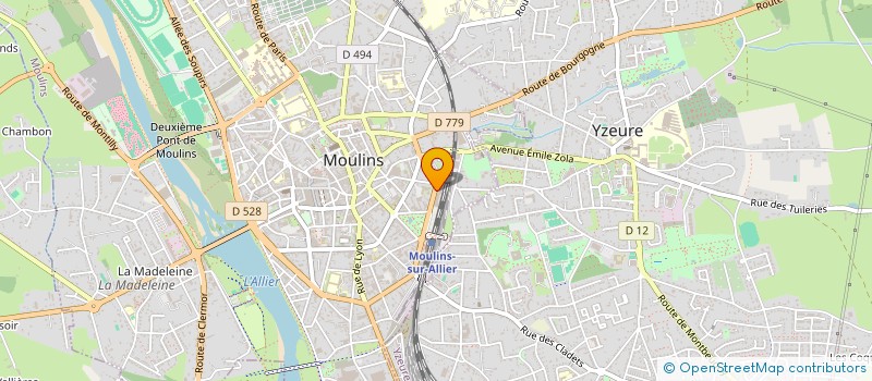 localisation de l'entreprise LE COCO MANGO  MOULINS