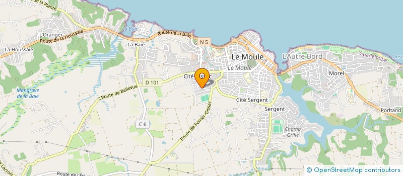 localisation de l'entreprise LE COCON à LE MOULE