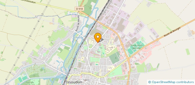 localisation de l'entreprise LE COCON à ISSOUDUN