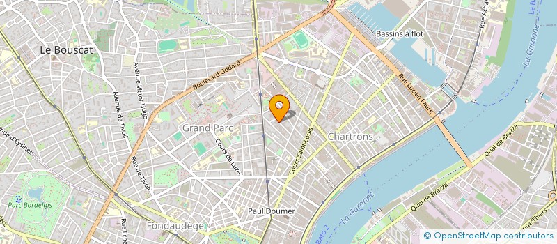 localisation de l'entreprise LE COCON  BORDEAUX