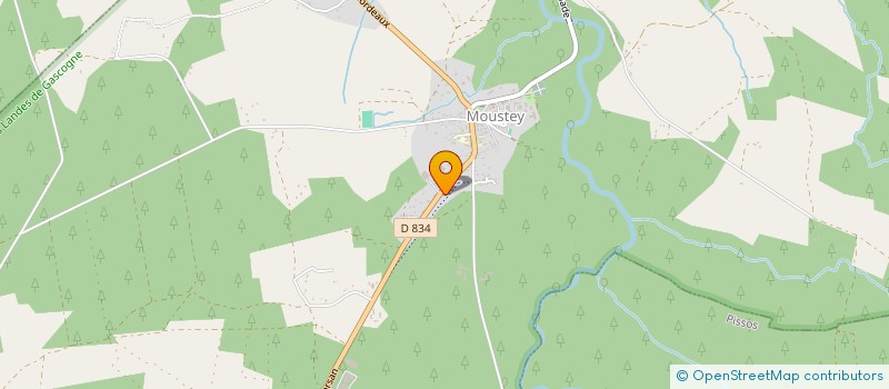 localisation de l'entreprise LE COCON-ATELIER COIFFURE  MOUSTEY