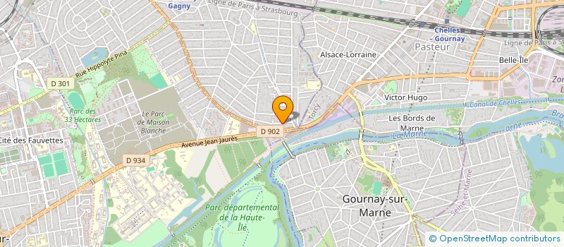 localisation de l'entreprise LE COCON DES BOUTS D'CHOU à GAGNY