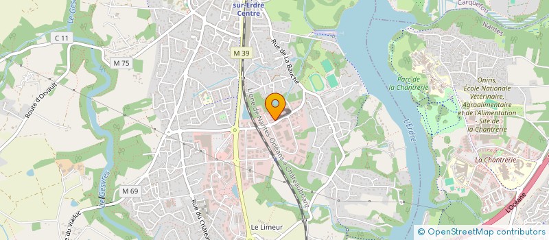 localisation de l'entreprise LE COCON DES ENFANTS à SUCE-SUR-ERDRE