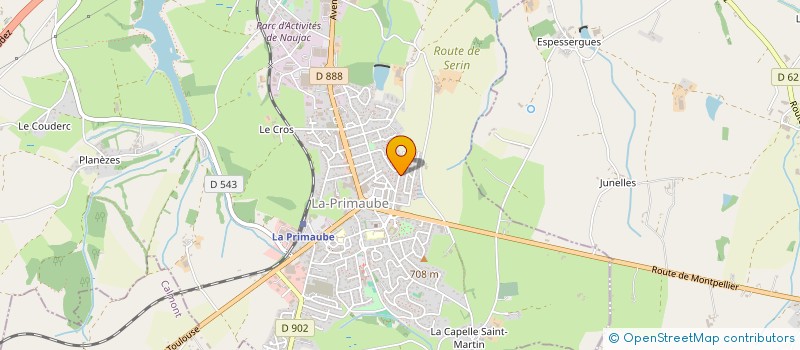 localisation de l'entreprise LE COCON DES GENERATIONS  LUC-LA-PRIMAUBE