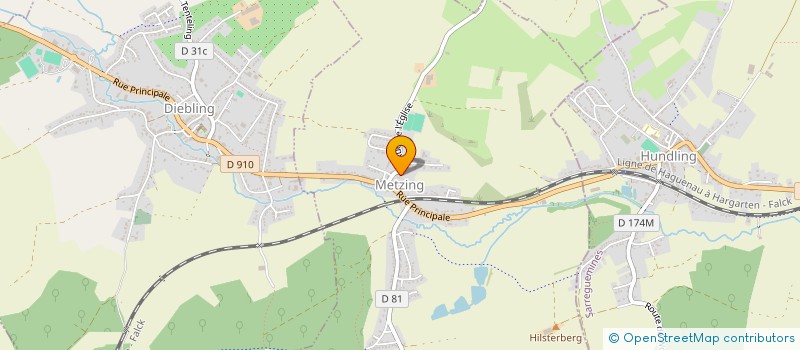 localisation de l'entreprise LE COCON DES P'TITS BOUCHONS  METZING