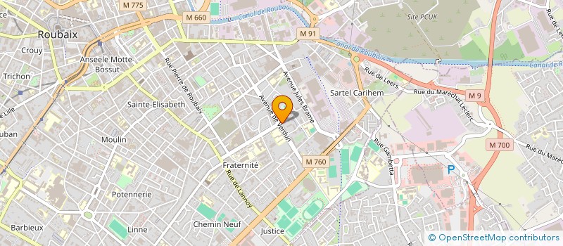 localisation de l'entreprise LE COCON DES PETITS PAPILLONS à ROUBAIX