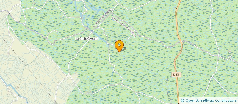 localisation de l'entreprise LE COCON DU MARAIS  NOTRE-DAME-DE-MONTS