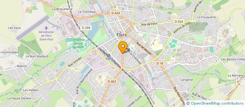 localisation de l'entreprise LE CODE BAR à FLERS
