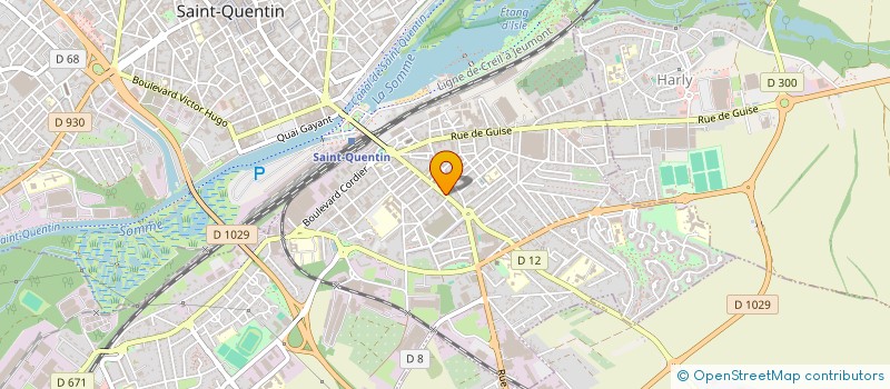 localisation de l'entreprise LE CODE BAR à SAINT-QUENTIN