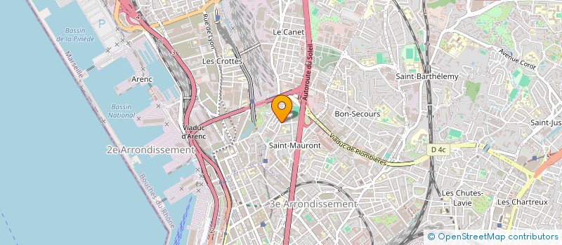 localisation de l'entreprise LE COELACANTHE à MARSEILLE