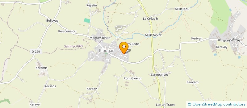 localisation de l'entreprise LE COENT  SAINT-DERRIEN