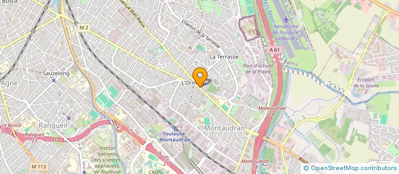 localisation de l'entreprise LE COEUR AUX MANETTES à TOULOUSE
