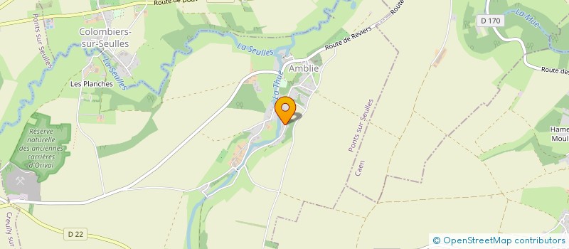 localisation de l'entreprise LE COEUR CELIA  PONTS SUR SEULLES