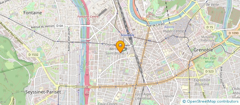 localisation de l'entreprise LE COEUR D'AMANDE  GRENOBLE