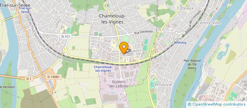 localisation de l'entreprise LE COEUR D'ANKADIFOTSY à CHANTELOUP-LES-VIGNES