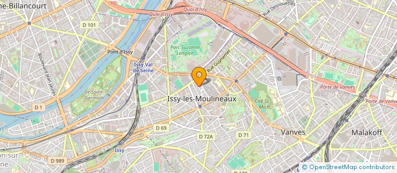 localisation de l'entreprise LE COEUR D'ISSY à ISSY LES MOULINEAUX