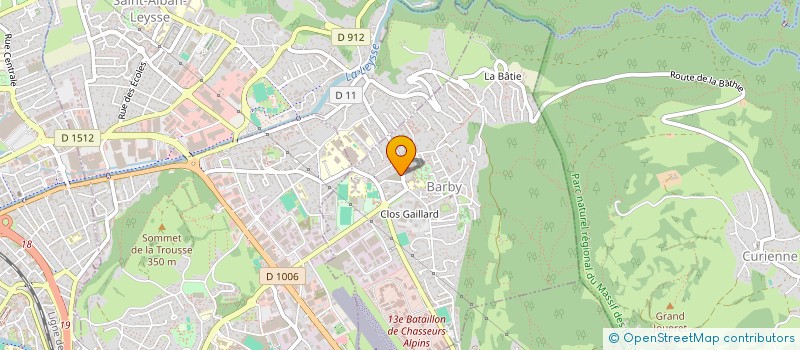 localisation de l'entreprise LE COEUR DE BARBY  BARBY