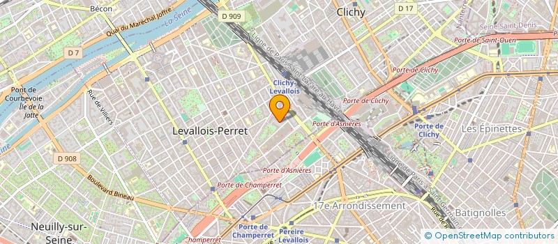 localisation de l'entreprise LE COEUR DE L'ENFANT à LEVALLOIS-PERRET