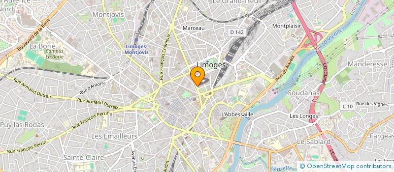 localisation de l'entreprise LE COEUR DE L'IMMOBILIER à LIMOGES