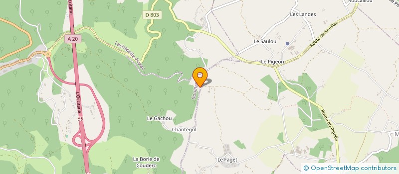 localisation de l'entreprise LE COEUR DE LA NOIX à PINSAC