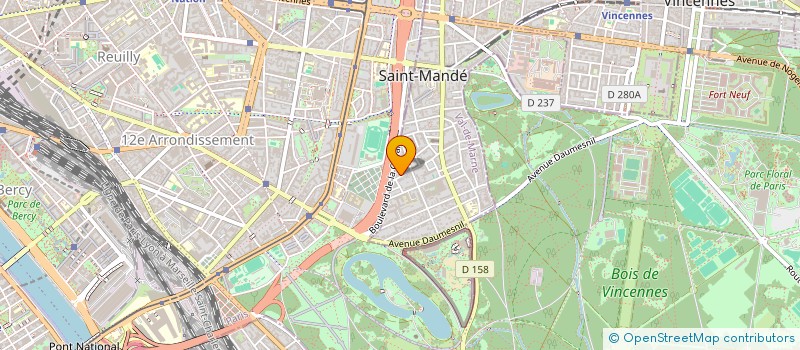 localisation de l'entreprise LE COEUR DE PARIS à SAINT-MANDE