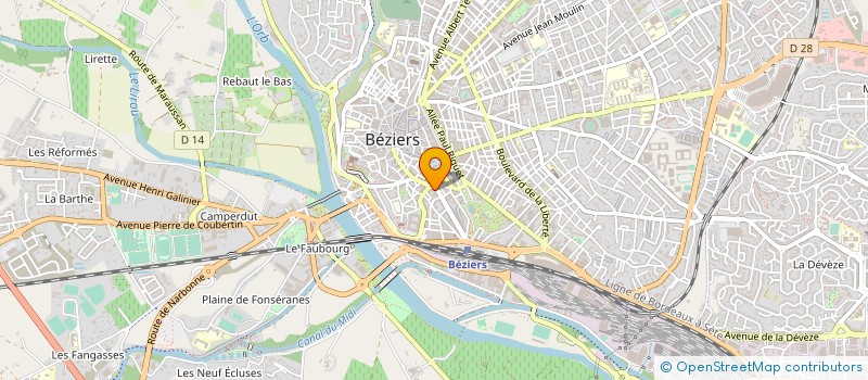 localisation de l'entreprise LE COEUR DE RIF à BEZIERS