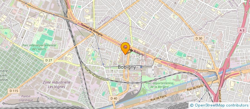 localisation de l'entreprise LE COEUR DE SAINT DENIS  BOBIGNY