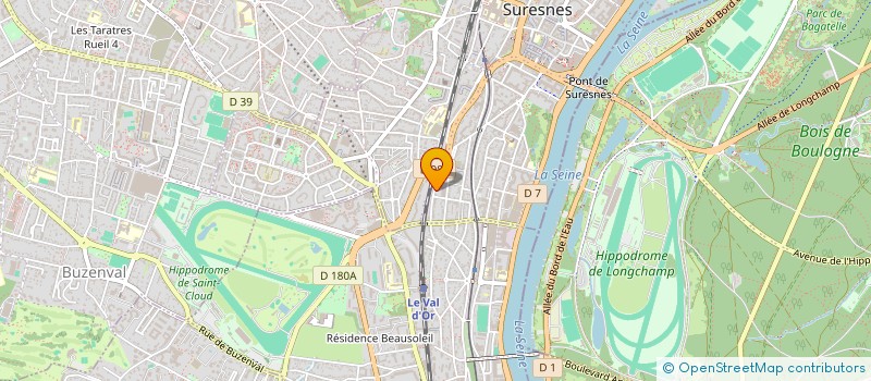 localisation de l'entreprise LE COEUR DES BRAVES  SURESNES