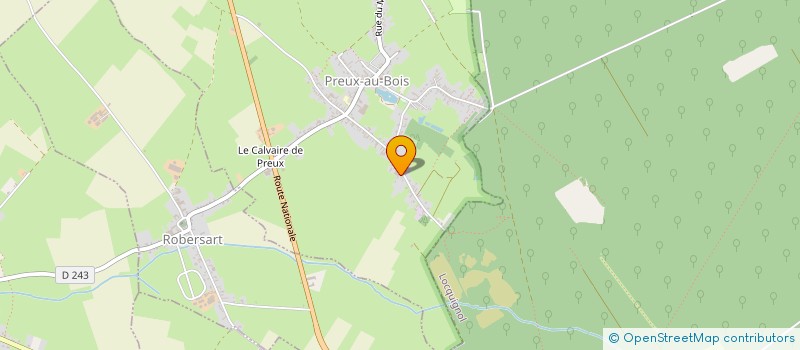 localisation de l'entreprise LE COEUR DES ENFANTS à PREUX-AU-BOIS