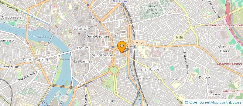 localisation de l'entreprise LE COEUR DES ENTREPRISES à TOULOUSE