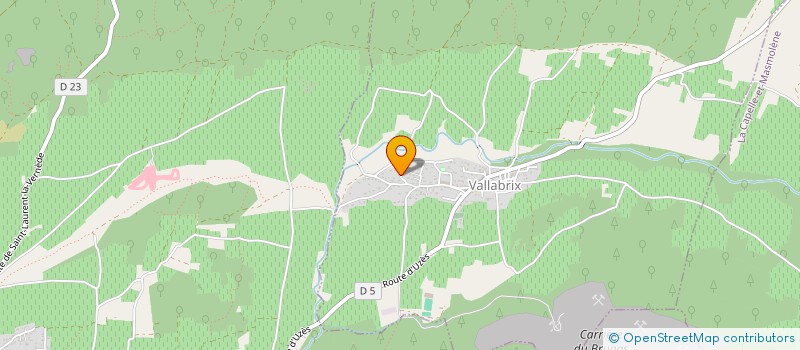 localisation de l'entreprise LE COEUR DES FEMMES  VALLABRIX
