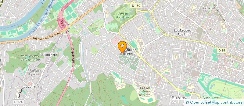 localisation de l'entreprise LE COEUR DES HOMMES à RUEIL-MALMAISON