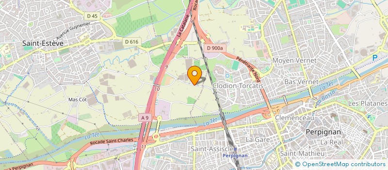 localisation de l'entreprise LE COEUR DU CANIGOU  SAINT-ESTEVE