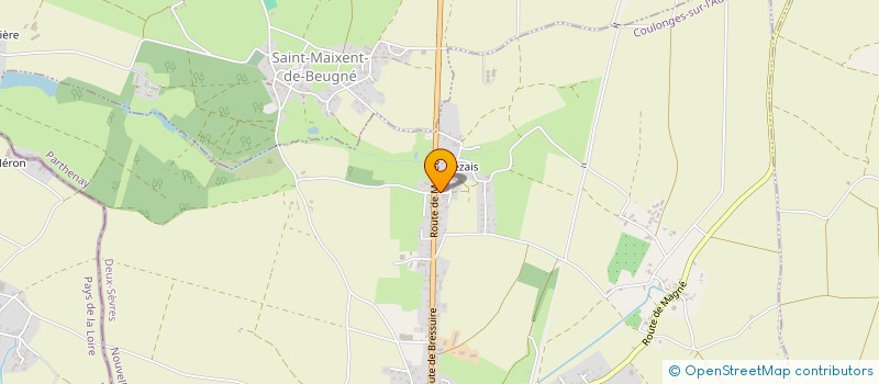 localisation de l'entreprise LE COEUR DU MONDE  COULONGES-SUR-L'AUTIZE