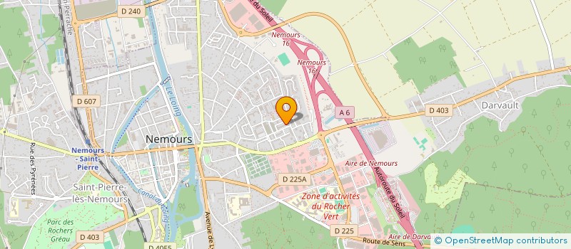 localisation de l'entreprise LE COEUR DU MOTEUR  NEMOURS