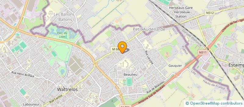 localisation de l'entreprise LE COEUR SANS FAIM  WATTRELOS