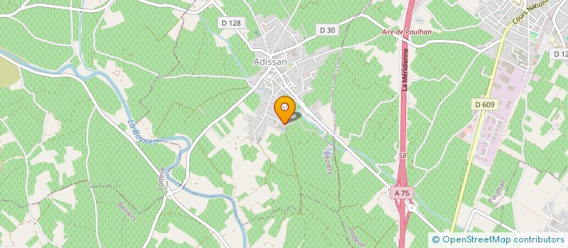 localisation de l'entreprise LE COEUR SUR PATTE  ADISSAN